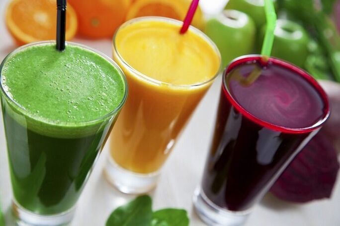 vegetable juice from parasites in children